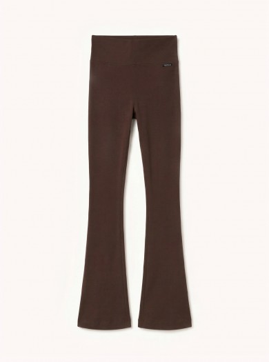 Shaping Flared Leggings Brown