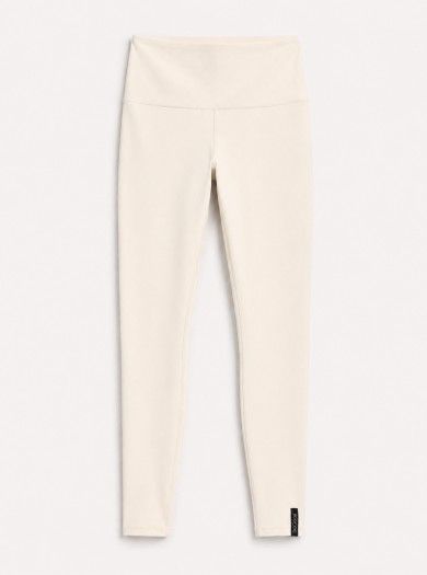 Legging Urban City Gainant Taille Haute Blanc crème