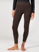 Legging Animalier Zébré noir-marron effet Amincissant et Hydratant